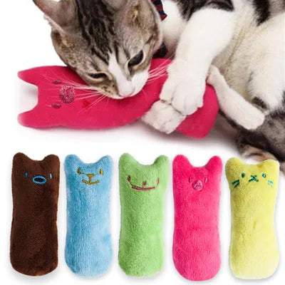 Interactive Catnip Plush Toy – Chew & Squeak for Cats