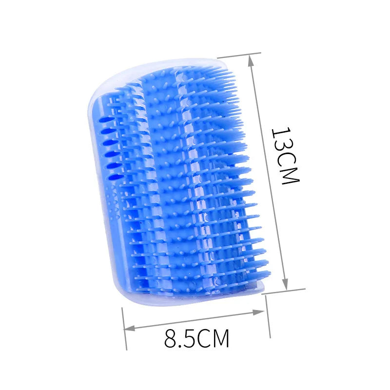 Cat Massage & Hair Removal Brush – Removable Scratcher Comb