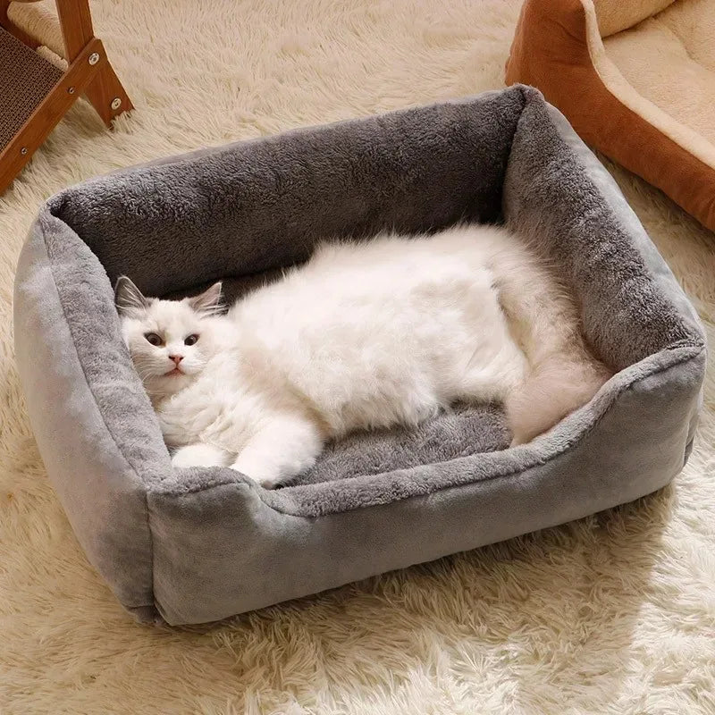 Pet Bed – Cushion & Basket for Cats & Small Dogs