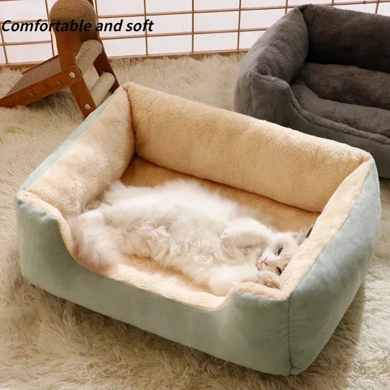 Pet Bed – Cushion & Basket for Cats & Small Dogs