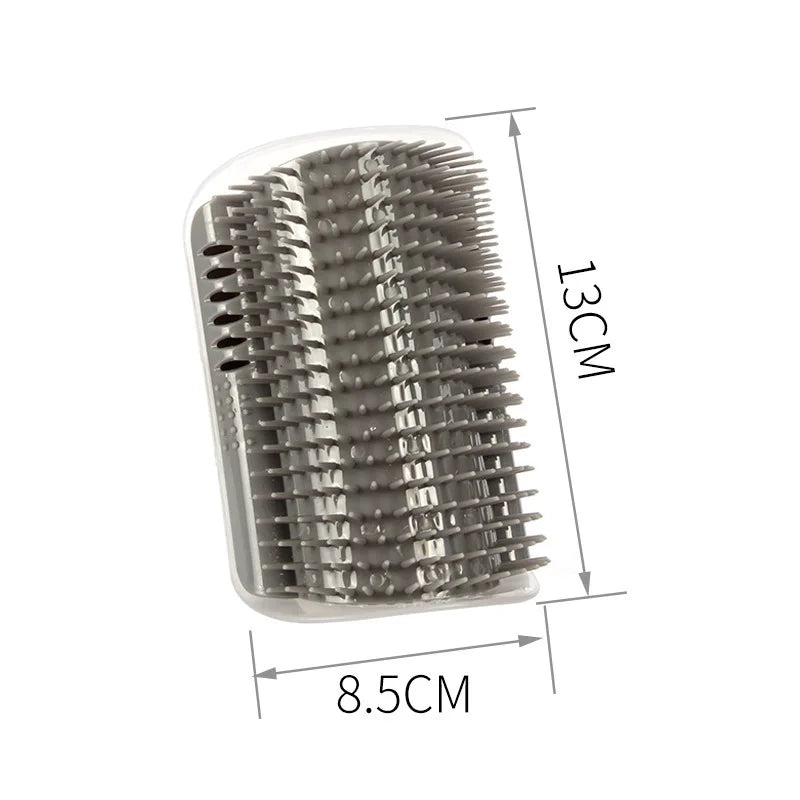 Cat Massage & Hair Removal Brush – Removable Scratcher Comb