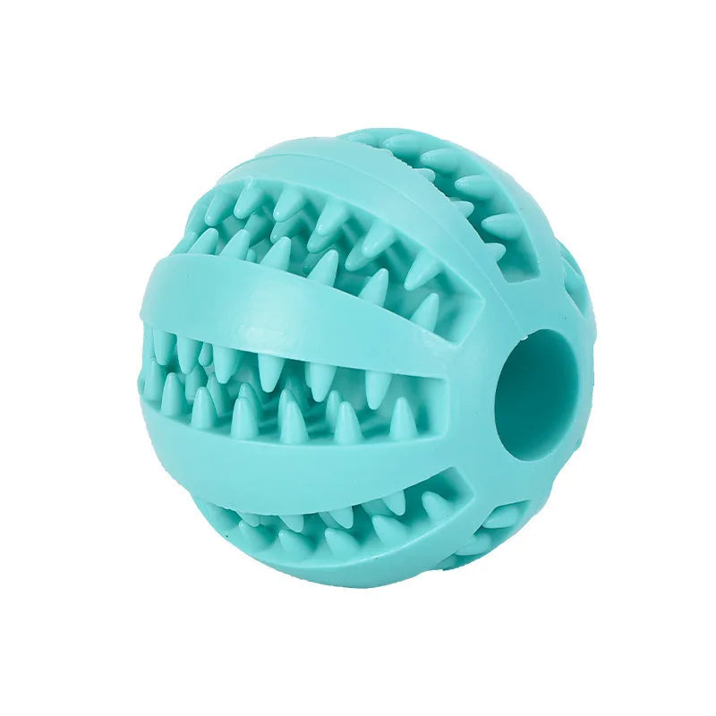 Interactive Rubber Chew Ball – Pet Toy & Treat Feeder