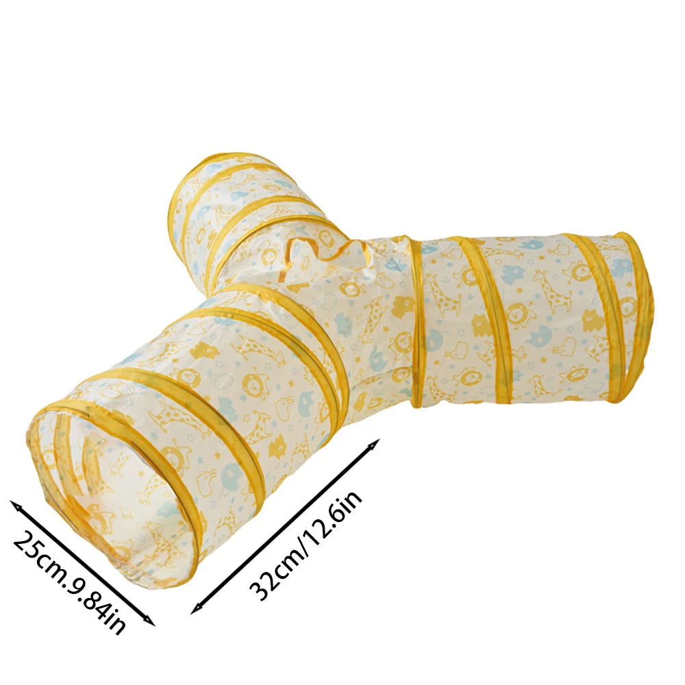 Collapsible Cat Tunnel – Indoor & Outdoor Play Tube for Cats & Puppies