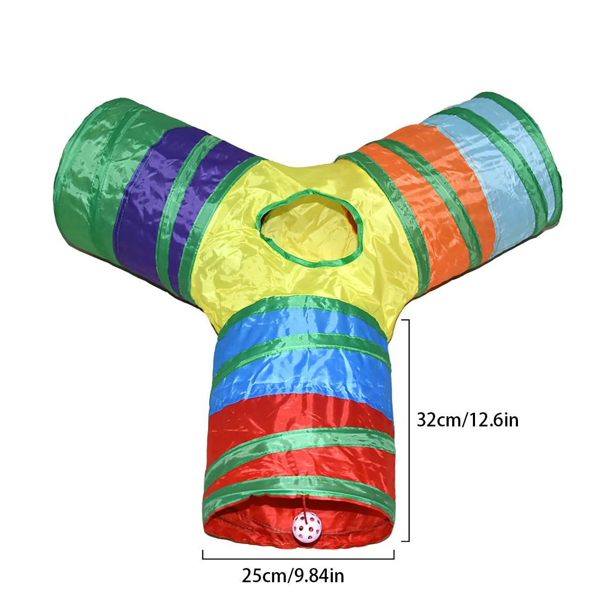 Collapsible Cat Tunnel – Indoor & Outdoor Play Tube for Cats & Puppies