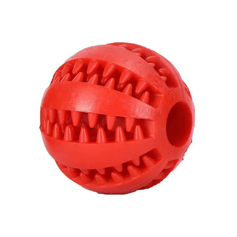 Interactive Rubber Chew Ball – Pet Toy & Treat Feeder