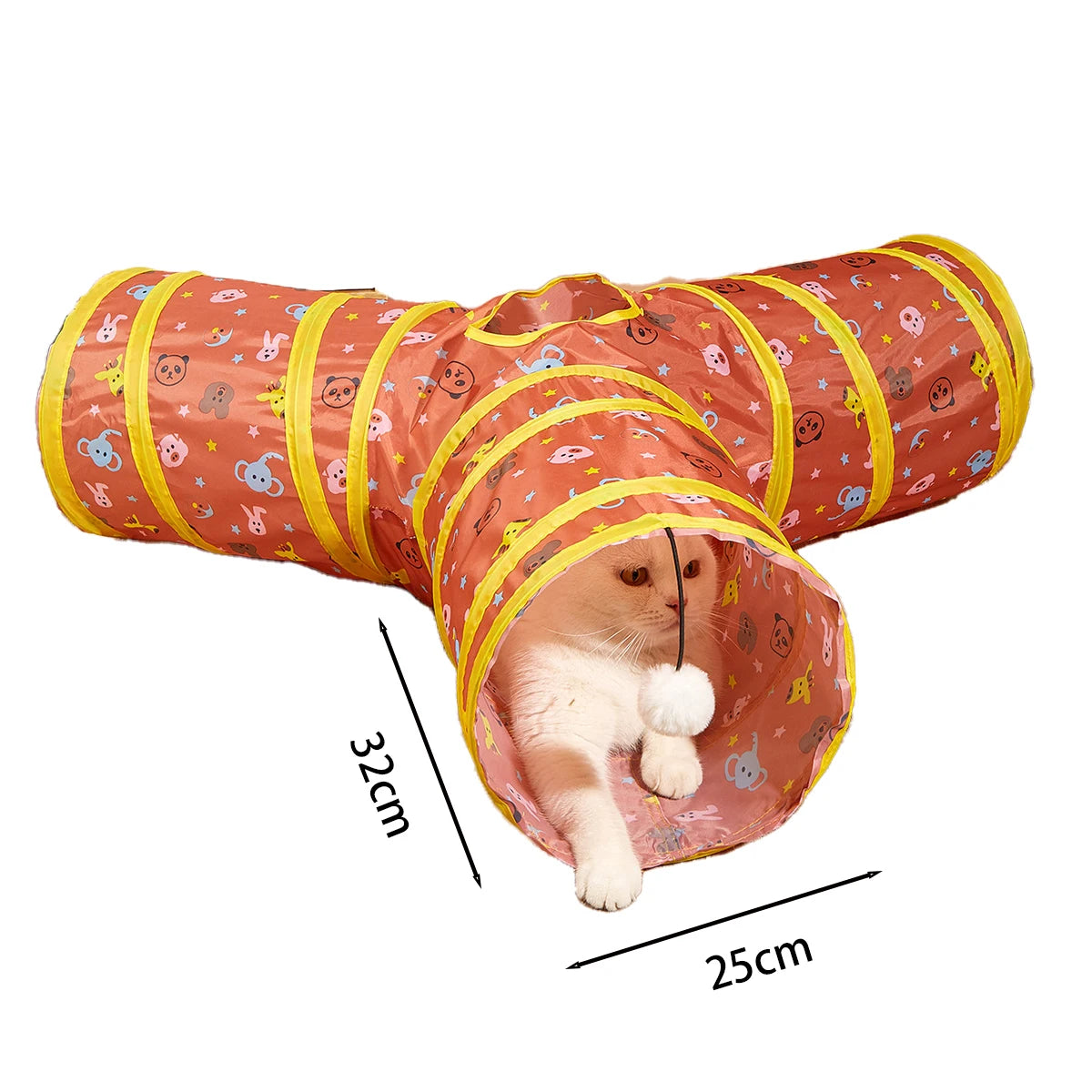 Collapsible Cat Tunnel – Indoor & Outdoor Play Tube for Cats & Puppies