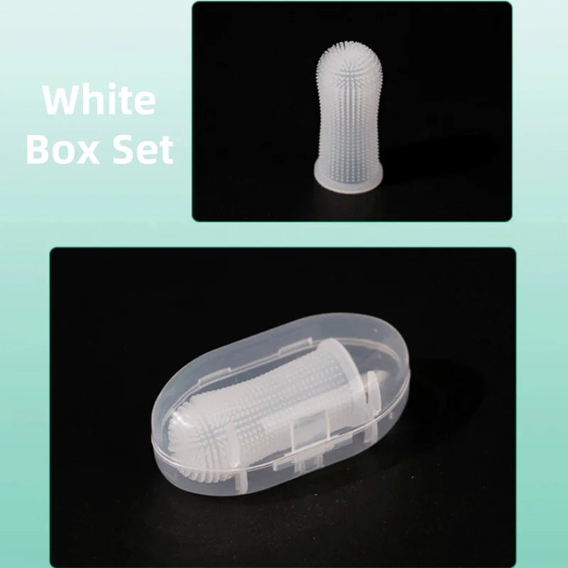 Silicone Finger Toothbrush – Pet Teeth Cleaning for Dogs & Cats