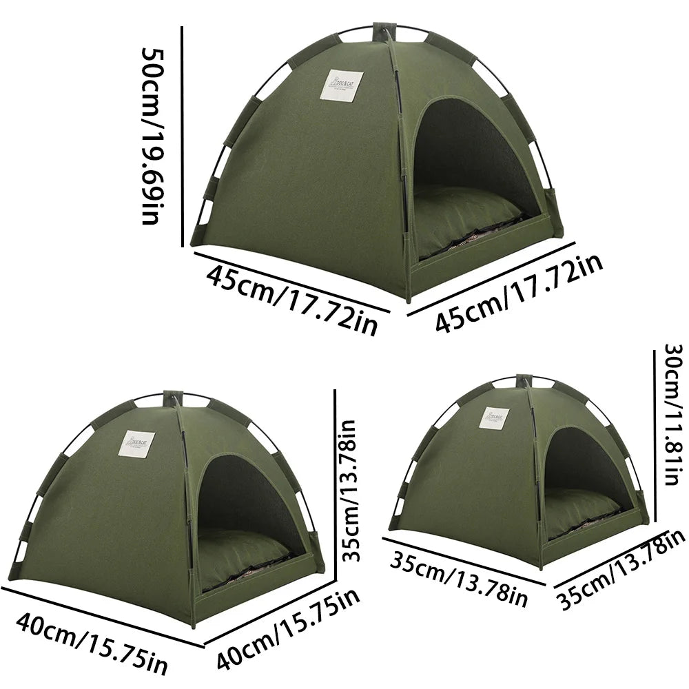 Pet Nest Tent – Foldable Outdoor Breathable Pet Tent