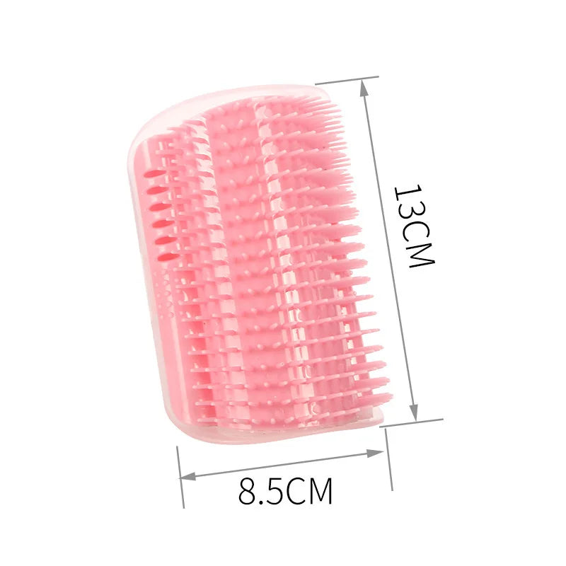 Cat Massage & Hair Removal Brush – Removable Scratcher Comb