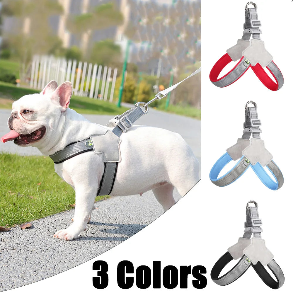 Adjustable Reflective Pet Harness – Dogs & Cats