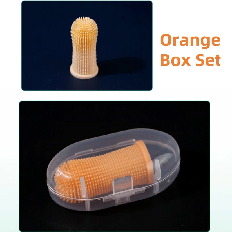 Silicone Finger Toothbrush – Pet Teeth Cleaning for Dogs & Cats