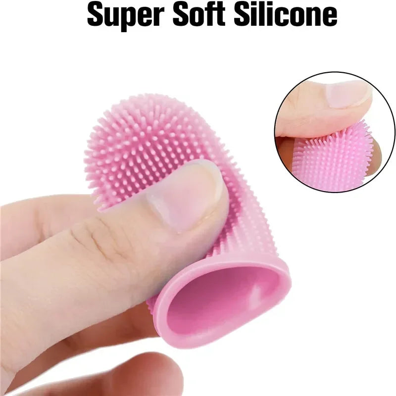Silicone Finger Toothbrush – Pet Teeth Cleaning for Dogs & Cats